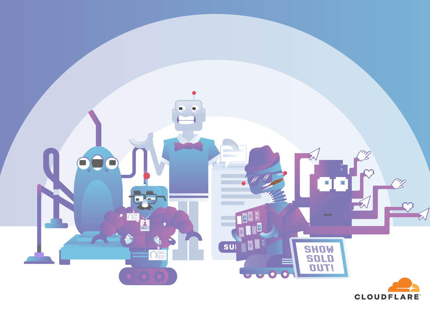 Diferentes tipos de bots